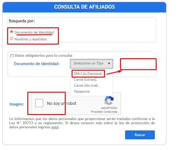 como saber si tengo afp con mi dni