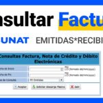 cómo ver las facturas emitidas en sunat