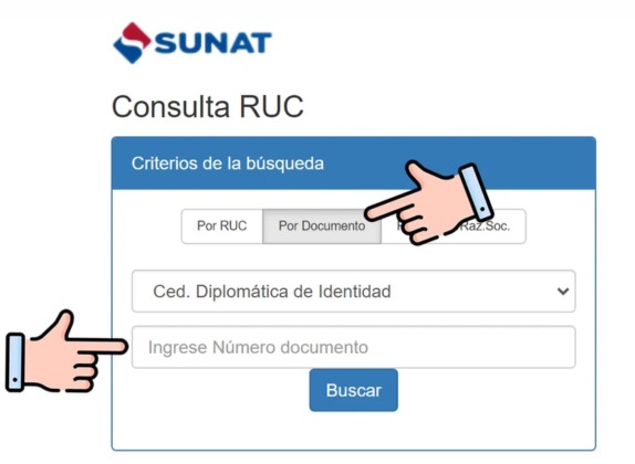 buscar dirección con dni