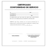 certificado de conformidad