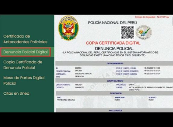 cómo saber si tengo denuncias policiales con mi dni gratis