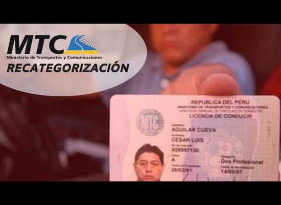 revalidación licencia de conducir mtc