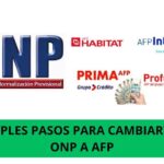 ¿Cómo cambiarme de la ONP a la AFP de manera sencilla y rápida?