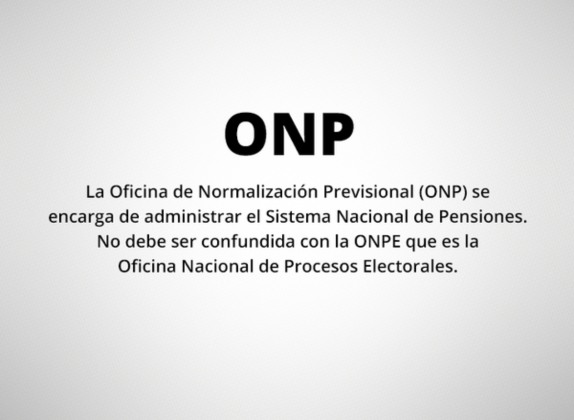 que es la onp