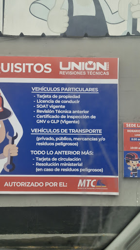 REVISIONES TÉCNICAS UNIÓN CORP - LA VICTORIA